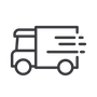 An icon of a delivery truck